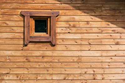 Wood Siding with Natural Grain